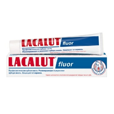 Lacalut FLUOR Профилактическая зубная паста 75 мл