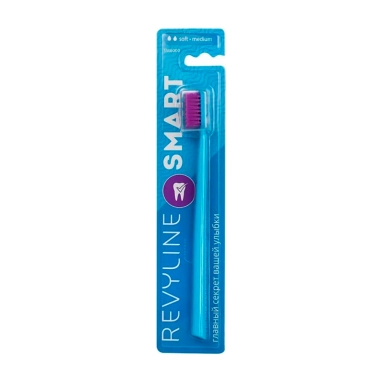 Revyline SM6000 Зубная щетка (голубая с фиолетовой щетиной 6935)