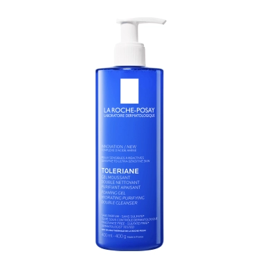 La Roche-Posay Toleriane Гель-пенка очищающая для лица двойного действия 400 мл