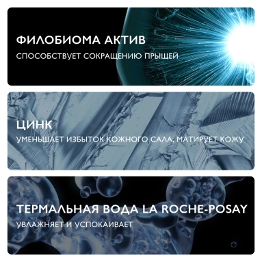 La Roche-Posay Effaclar Гель очищающий пенящийся для жирной чувствительной кожи 200 мл
