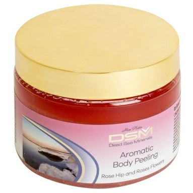 DSM Mon Platin Ароматический скраб для тела с экстрактом розы и шиповника (330мл)