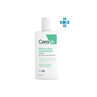 CeraVe Гель интенсивно очищающий для нормальной и жирной кожи 88 мл