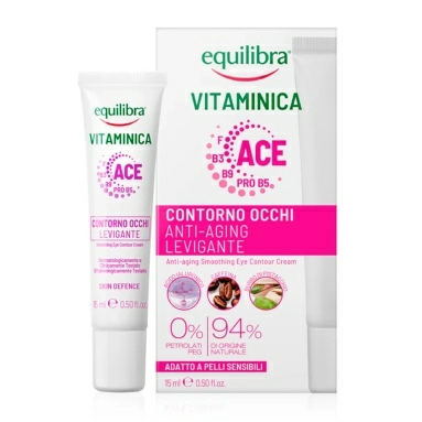 EQUILIBRA Vitaminica Разглаживающий крем для контура глаз, 15 мл