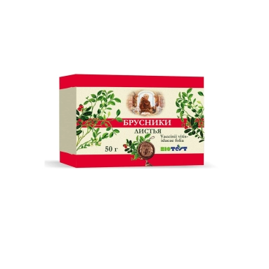 Брусники листья порошок крупный 1,5г в фильтр-пакетах №20