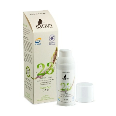 SATIVA Крем для лица дневной для нормального и комбинированного типа кожи №23, 50мл