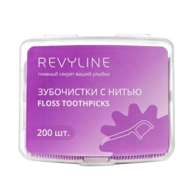 Revyline Зубочистки с нитью, 200 шт