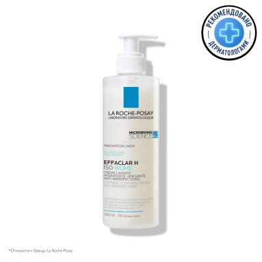 La Roche-Posay Effaclar H Iso-Biome Крем-гель очищающий, успокаивающий против несовершенств 390 мл