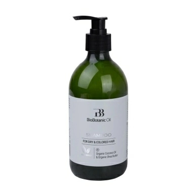 BIO BOTANIC OIL Шампунь для сухих и окрашенных волос с маслом кокоса и ши 500 мл