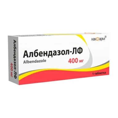 Албендазол-ЛФ таблетки 400мг №1х1