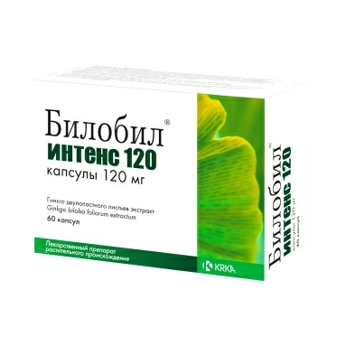 Билобил интенс капсулы 120мг №10х6