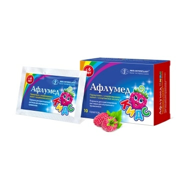 Афлумед Кидс порошок для приготовления раствора для приема внутрь в пакетах №10