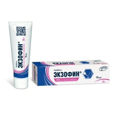 Экзофин крем д/нар.прим.10мг/г в тубах 30г в уп №1