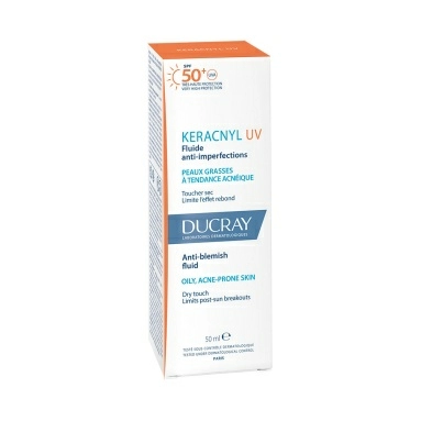 DUCRAY KERACNYL UV Флюид для жирной кожи SPF 50+ 50 мл