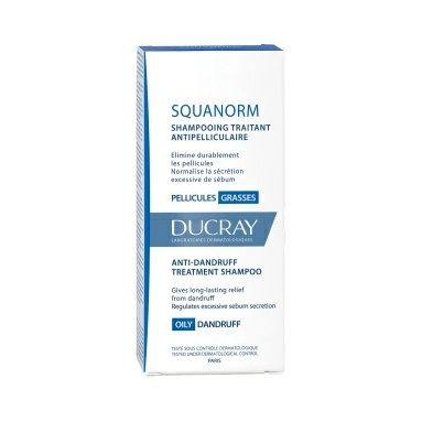 DUCRAY SQUANORM Шампунь для волос от жирной перхоти, 200 мл