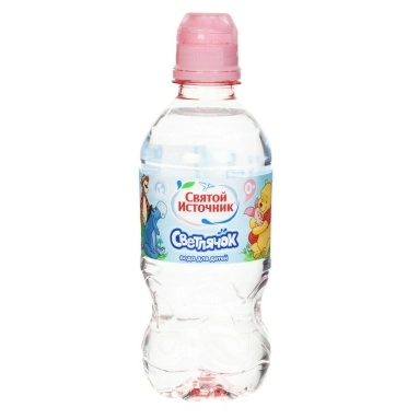 Святой Источник «Светлячок» питьевая вода для детского питания негазированная, 0,33 л. ПЭТ