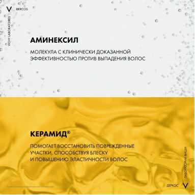 Vichy Dercos Technique Шампунь-уход для нормальных и жирных волос интенсивный "Против перхоти DS", 500 мл