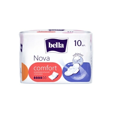 Bella Nova Comfort Прокладки женские гигиенические впитывающие 10 шт