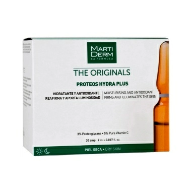 MartiDerm Сыворотка-уход THE ORIGINALS AMP PROTEOS HYDRA PLUS 30 амп х 2 мл