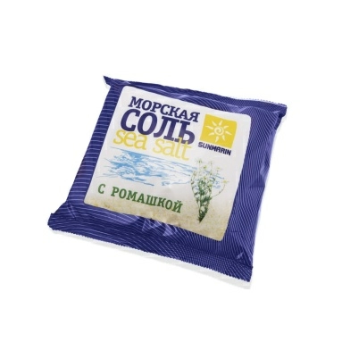 Соль косметическая Морская природная с ромашкой Sunmarin 1кг