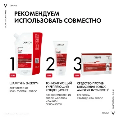 Vichy Dercos Technique Шампунь против выпадения волос "Energy+", 500 мл