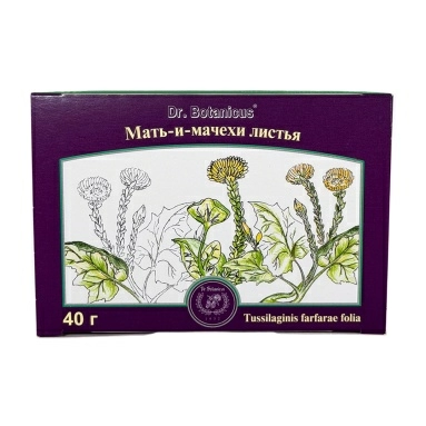 Мать-и-мачехи листья измельченное сырье 40г