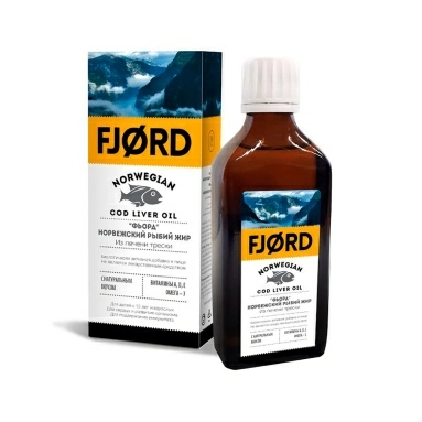 Фьорд FJORD Норвежский рыбий жир из печени трески 100 мл