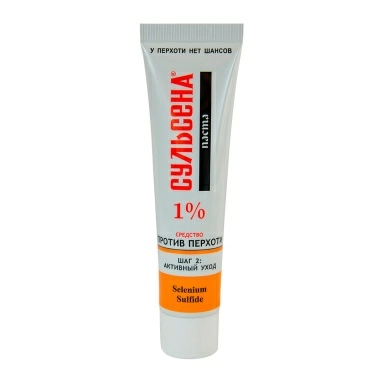 Сульсена Паста 1% против перхоти Средство по уходу за кожей волосистой части головы, 40 мл