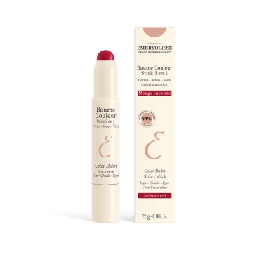 Laboratoires EMBRYOLISSE Оттеночный бальзам-стик 3 в 1 для губ, щек и век, тон насыщенно-красный, 2,5 г