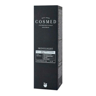 COSMED сosmeceuticals SKINOLOGIST AHA & BHA FOAMING WASH Пенка очищающая с АНА и ВНА - кислотами для умывания 150 мл