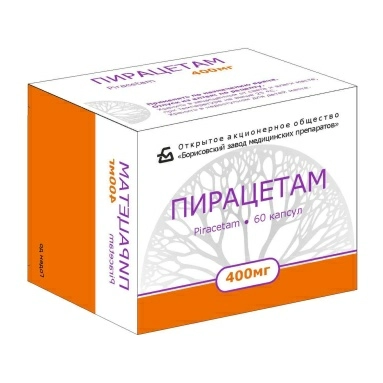 Пирацетам капсулы 400мг №10х6