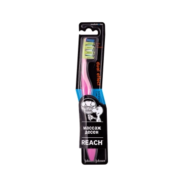 REACH Зубная щетка "Массаж десен" средней жесткости