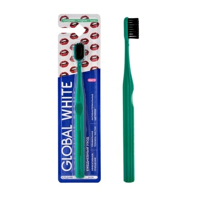 GLOBAL WHITE Зубная щетка Medium Ежедневный уход/Toothbrush Global White Medium Daily care