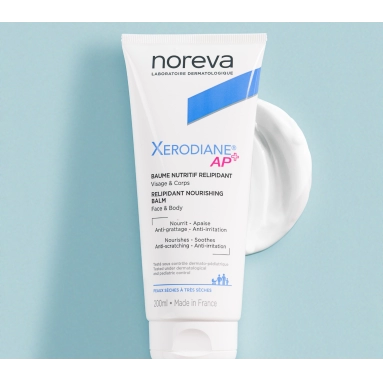 NOREVA КСЕРОДИАН АР+ Питательный бальзам для ухода за сухой и очень сухой кожей, 200 мл