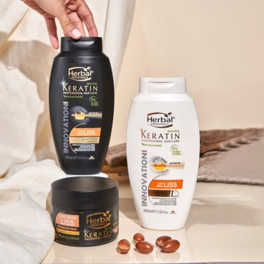 Herbal Originals Phyto Keratin Экспресс-маска для гладких и шелковистых волос 400 мл