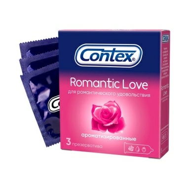 Презервативы латексные Contex №3 Romantic Love (ароматизированные)