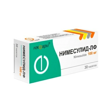 Нимесулид-ЛФ таблетки 100мг №10х3