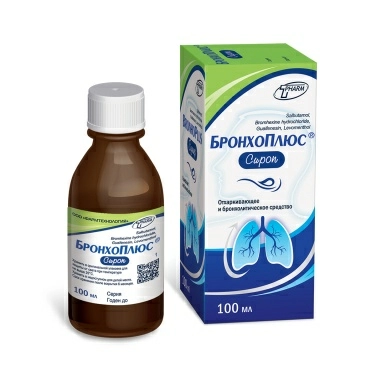 Бронхоплюс сироп во фл. 100мл в уп №1
