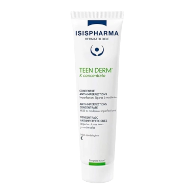 ISISPHARMA TEEN DERM K Concentrate (Тин дерм К концентрат)Гель-крем конц. для пробл. кожи с лег. или ср. ст.выр-ти,30мл