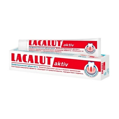 Lacalut AKTIV зубная паста 75мл (Профилактическая)