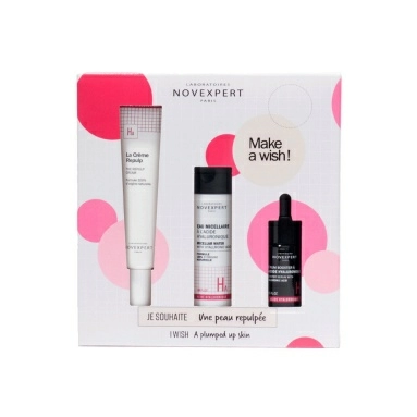 Novexpert Набор: Hyaluronic acid Крем для придания упругости коже 40мл+Мицеллярная вода с гиалуроновой кислотой, 50 мл+Сыворотка-бустер с гиалуроновой кислотой, 10 мл