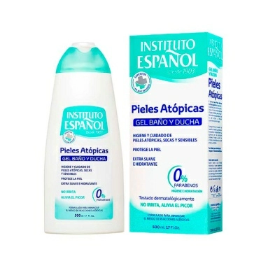INSTITUTO ESPANOL Гель для ванны и душа / BATH AND SHOWER GEL линии ATOPIC SKIN, 500мл