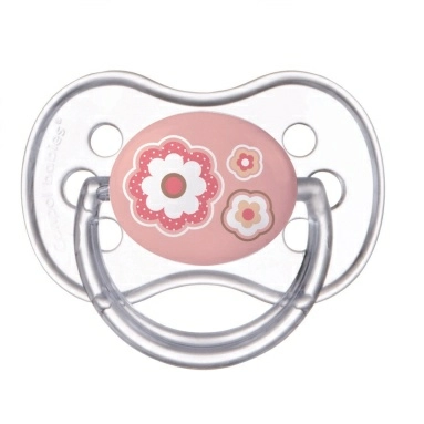 Canpol babies Пустышка-соска силиконовая (круглая 0-6 мес Newborn Baby) 22/562