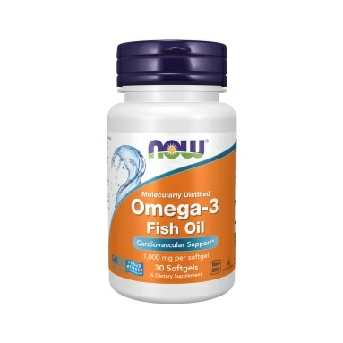 БАД "NOW Омега-3, 1000 мг" капсулы №30