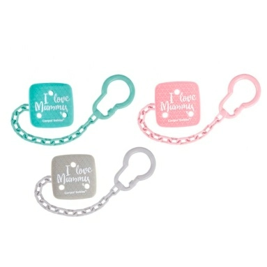 Canpol babies Клипса-держатель для пустышки "I Love Mummy" (квадратная), арт.2/434