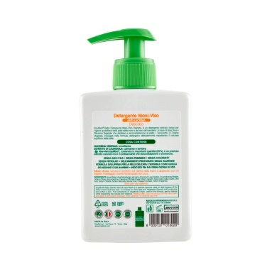 EQUILIBRA Baby Детское деликатное средство для мытья лица и рук (без слез), 250 мл (новый дизайн)