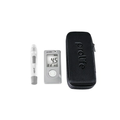 Экспресс-анализаторы глюкозы в крови портативные с принадлежностями: система контроля уровня глюкозы в крови PROLIFE PM 200, - тест-полоски PROLIFE PT 200 (50 шт. в упаковке)