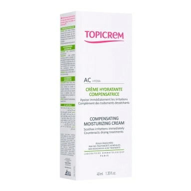 TOPICREM AC CONTROL Компенсирующий увлажняющий крем, 40 мл