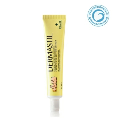 Rilastil DERMASTIL Защитный и успокаивающий крем для младенцев и детей с чувствительной кожей, 50 г