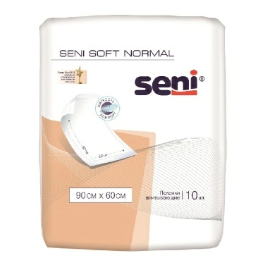 Seni Soft Normal Пеленки одноразовые (впитывающие) 90х60 10 шт