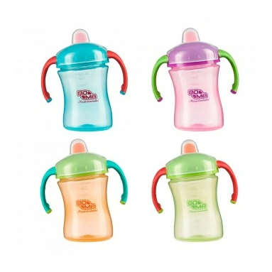 ПОМА Поильник с ручками и крышкой 6+, арт. 1014, 260 мл, 1 шт